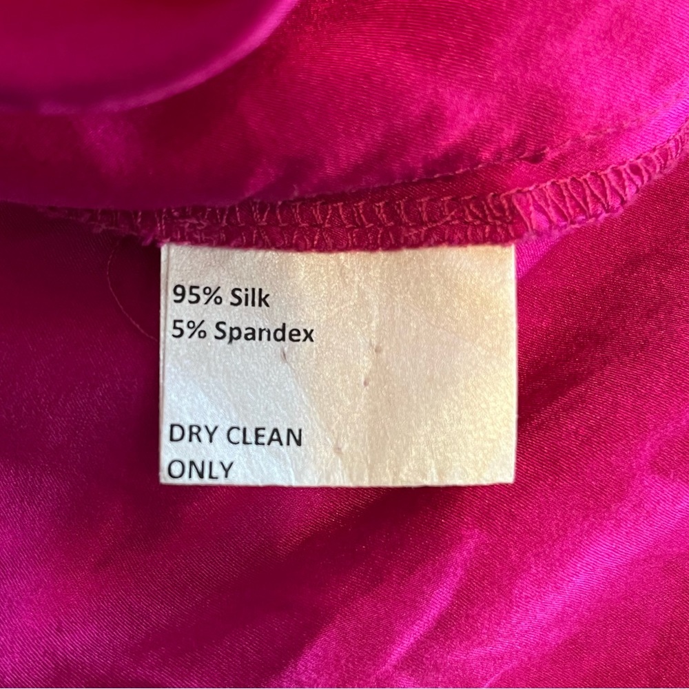 Sara Campbell Pink Ruffled Tank Top - Picture 6 of 7